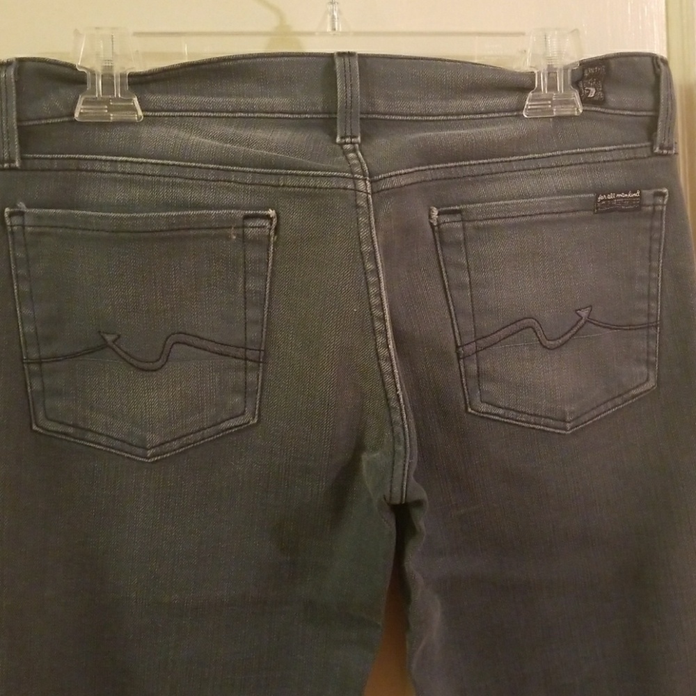 7 for All Mankind gaucho-style crop jeans